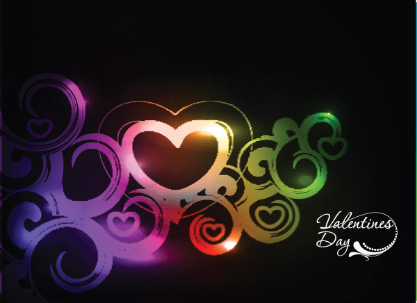 free vector Symphony of love valentine day vector